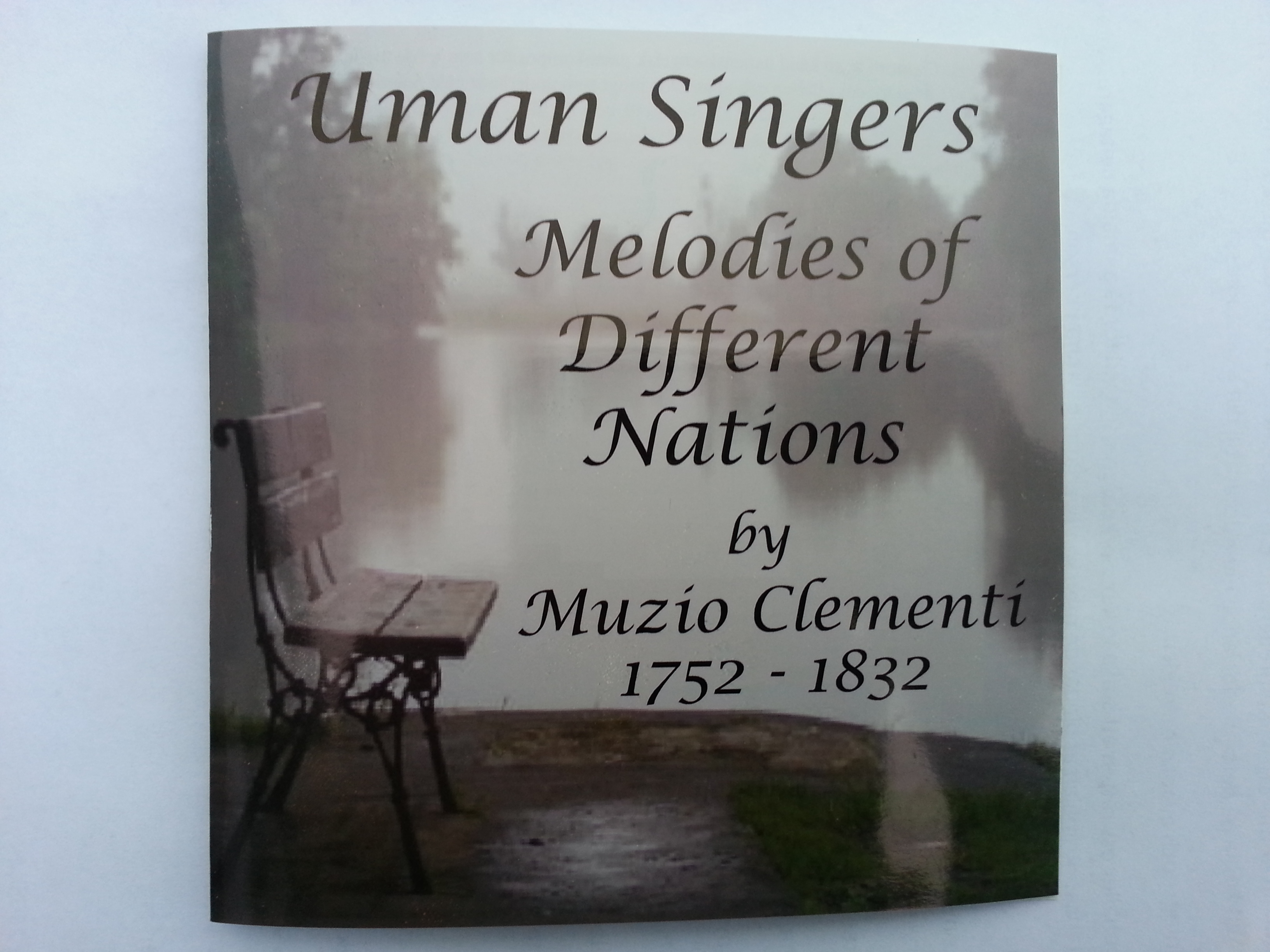 CD of the Swedish Clementi Society (front)